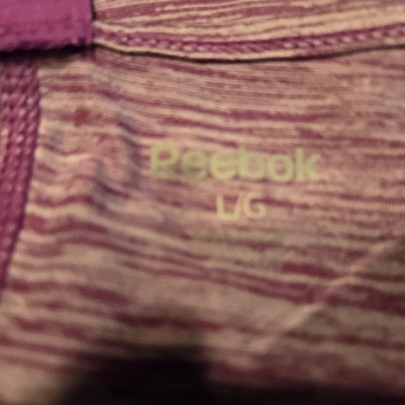 Reebok racerback tank top lightweight purple Heathered misses size large NWOT - Picture 8 of 8